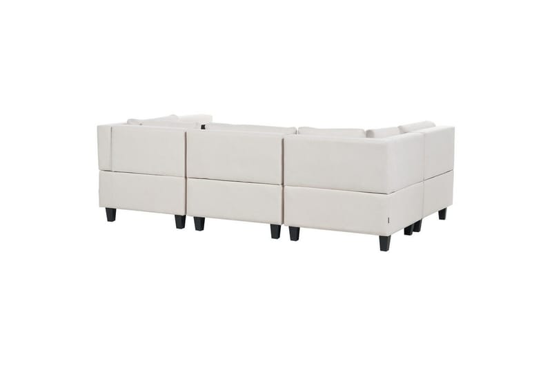 Modulsoffa Unstad Beige/svart - Beige/svart - Möbler - Vardagsrum - Soffor - Modulsoffor - Komplett modulsoffa
