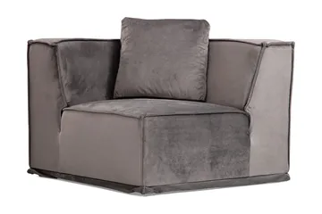 Nightcap Soffa m. Divan 4-sits - Grå - Möbler - Vardagsrum - Soffor - Modulsoffor - Komplett modulsoffa