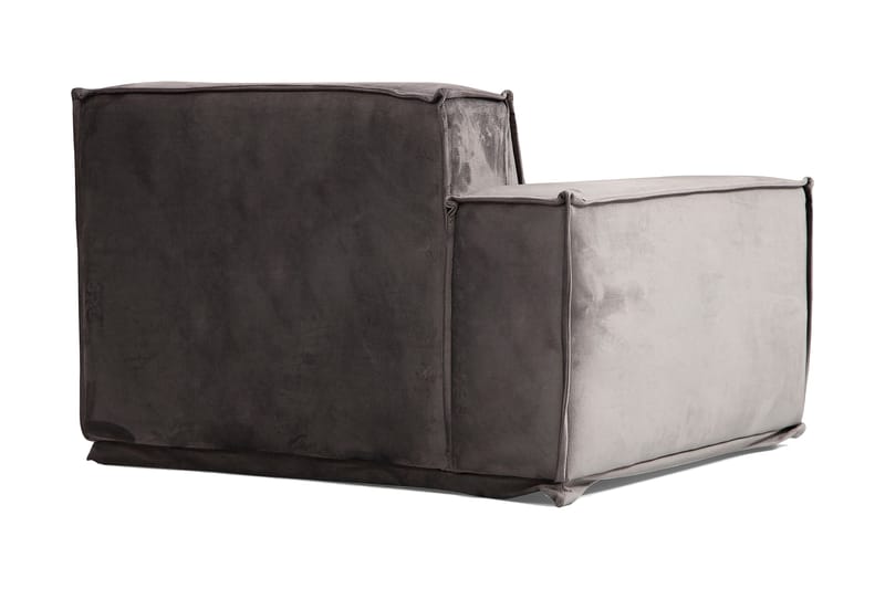 Nightcap Soffa m. Divan 4-sits - Grå - Möbler - Vardagsrum - Soffor - Modulsoffor - Komplett modulsoffa