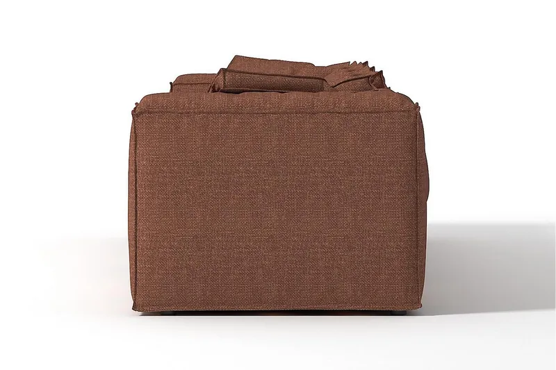 Oceanis Hörnmodul/armstödsmodul höger - Brun - Möbler - Vardagsrum - Soffor - Modulsoffor - Övriga moduler till modulsoffa