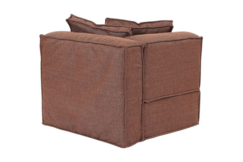 Oceanis Hörnmodul/armstödsmodul höger - Brun - Möbler - Vardagsrum - Soffor - Modulsoffor - Övriga moduler till modulsoffa