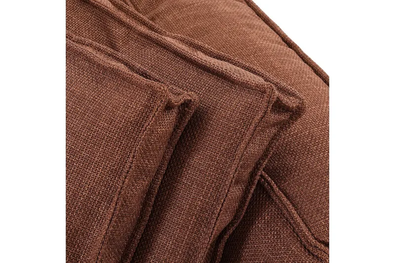 Oceanis Hörnmodul/armstödsmodul höger - Brun - Möbler - Vardagsrum - Soffor - Modulsoffor - Övriga moduler till modulsoffa