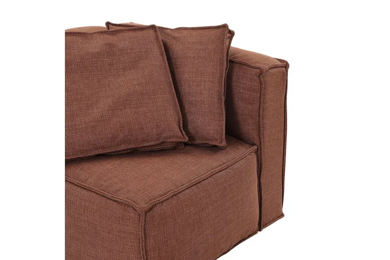 Oceanis Hörnmodul/armstödsmodul höger - Brun - Möbler - Vardagsrum - Soffor - Modulsoffor - Övriga moduler till modulsoffa