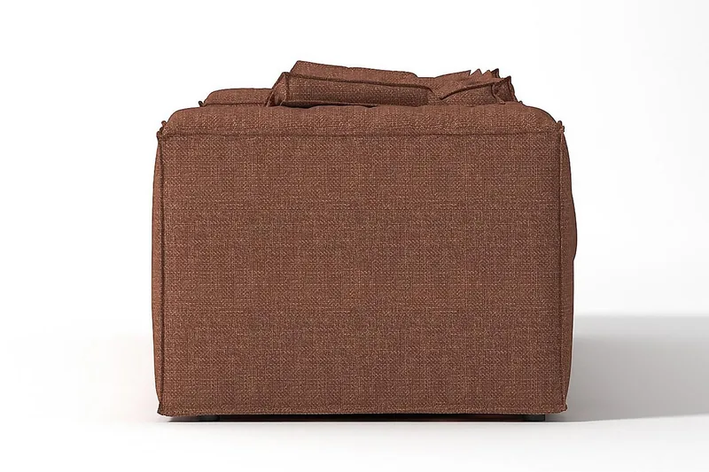 Oceanis Hörnmodul/armstödsmodul höger - Brun - Möbler - Vardagsrum - Soffor - Modulsoffor - Övriga moduler till modulsoffa