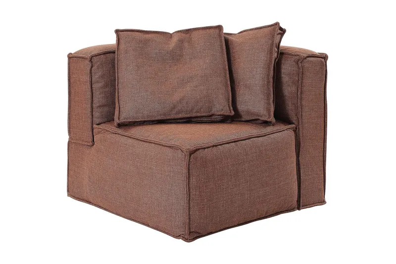 Oceanis Hörnmodul/armstödsmodul höger, Brun