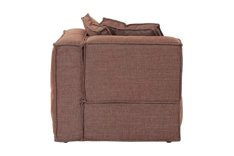 Oceanis Hörnmodul/armstödsmodul höger - Brun - Möbler - Vardagsrum - Soffor - Modulsoffor - Övriga moduler till modulsoffa