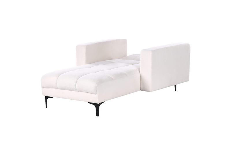 Schäslong Alnes Vit/Svart - Vit/Svart - Möbler - Vardagsrum - Fåtöljer - Schäslongfåtöljer & divanfåtöljer