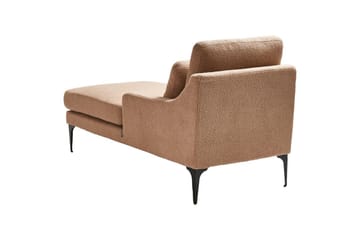 Schäslong Ewron Beige, svart, Högervänd - Beige, svart, Högervänd - Möbler - Vardagsrum - Soffor - Modulsoffor - Hörnmodul