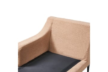 Schäslong Ewron Beige, svart, Högervänd - Beige, svart, Högervänd - Möbler - Vardagsrum - Soffor - Modulsoffor - Hörnmodul
