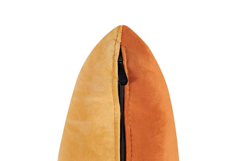 Schäslong Gonesse Orange, guld - Orange, guld - Möbler - Vardagsrum - Soffor - Modulsoffor - Hörnmodul