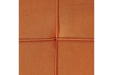 Schäslong Gonesse Orange, guld - Orange, guld - Möbler - Vardagsrum - Soffor - Modulsoffor - Hörnmodul