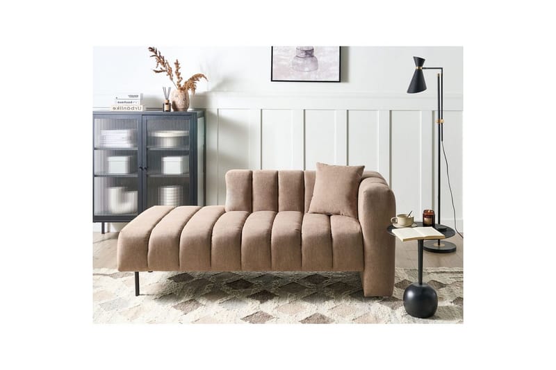 Schäslong Lannils Brun, Svart, Högervänd - Brun, Svart, Högervänd - Möbler - Vardagsrum - Soffor - Modulsoffor - Hörnmodul