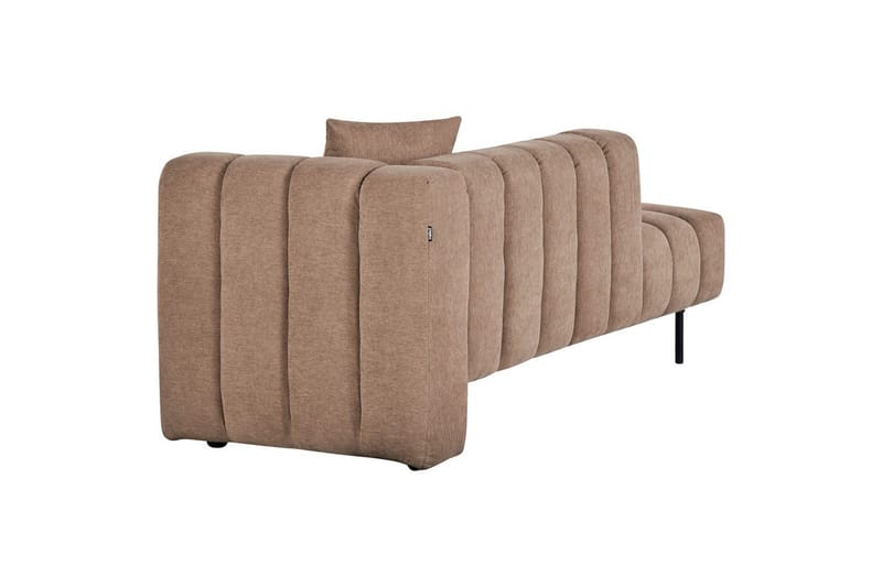 Schäslong Lannils Brun, Svart, Högervänd - Brun, Svart, Högervänd - Möbler - Vardagsrum - Soffor - Modulsoffor - Hörnmodul