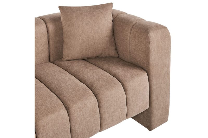 Schäslong Lannils Brun, Svart, Högervänd - Brun, Svart, Högervänd - Möbler - Vardagsrum - Soffor - Modulsoffor - Hörnmodul