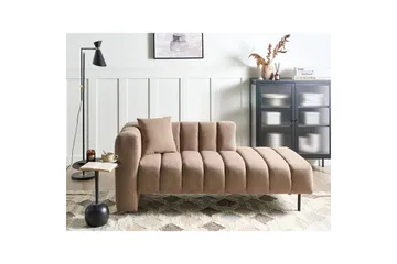 Schäslong Lannils Brun, Svart, Vänstervänd - Brun, Svart, Vänstervänd - Möbler - Vardagsrum - Soffor - Modulsoffor - Hörnmodul