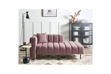Schäslong Lannils Rosa, Svart, Vänstervänd - Rosa, Svart, Vänstervänd - Möbler - Vardagsrum - Soffor - Modulsoffor - Hörnmodul