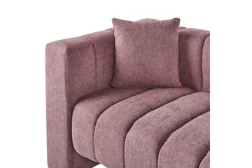 Schäslong Lannils Rosa, Svart, Vänstervänd - Rosa, Svart, Vänstervänd - Möbler - Vardagsrum - Soffor - Modulsoffor - Hörnmodul