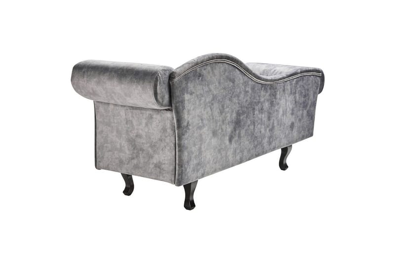 Schäslong Lattes Grå, mörkt trä, Högervänd - Grå - Möbler - Sovrum - Dagbäddar