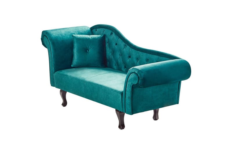 Schäslong Lattes Grönt, mörkt trä, Vänstervänd - Grönt, mörkt trä, Vänstervänd - Möbler - Sovrum - Dagbäddar