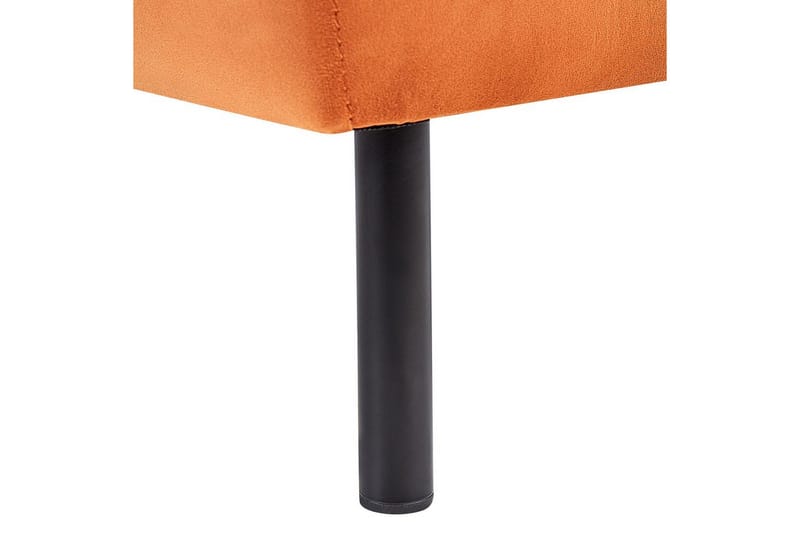 Schäslong Le Crau Orange, Svart, Högervänd - Orange, Svart, Högervänd - Möbler - Vardagsrum - Soffor - Modulsoffor - Hörnmodul