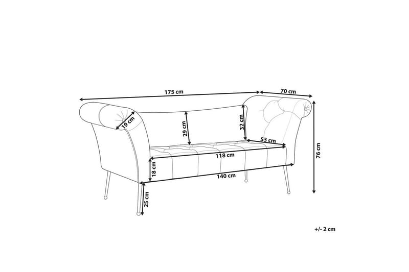 Schäslong Nantilly - Möbler - Sovrum - Dagbäddar