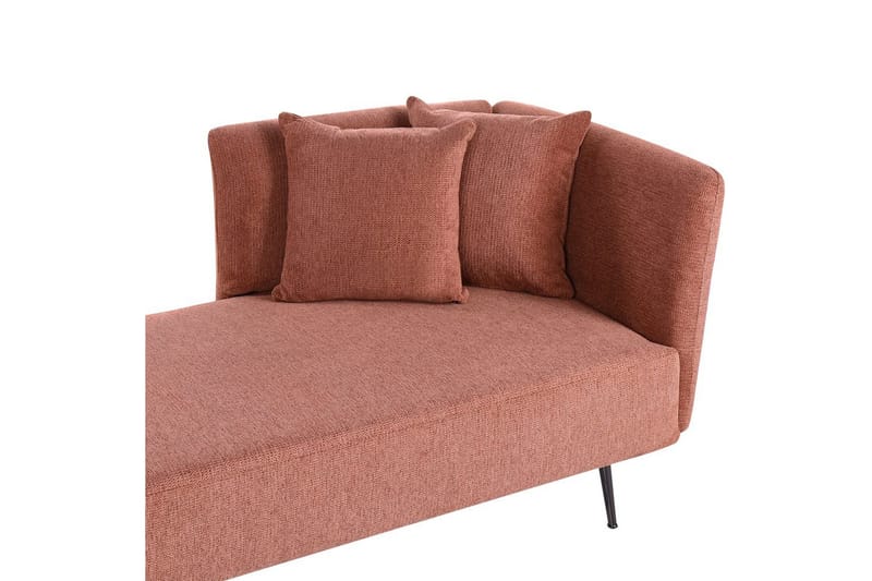 Schäslong Riom Röd, Svart, Högervänd - Röd, Svart, Högervänd - Möbler - Vardagsrum - Soffor - Modulsoffor - Hörnmodul