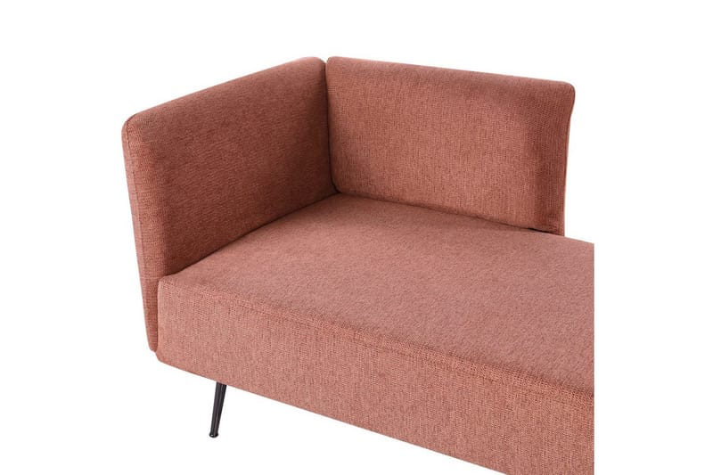 Schäslong Riom Röd, Svart, Vänstervänd - Röd - Möbler - Vardagsrum - Soffor - Modulsoffor - Hörnmodul