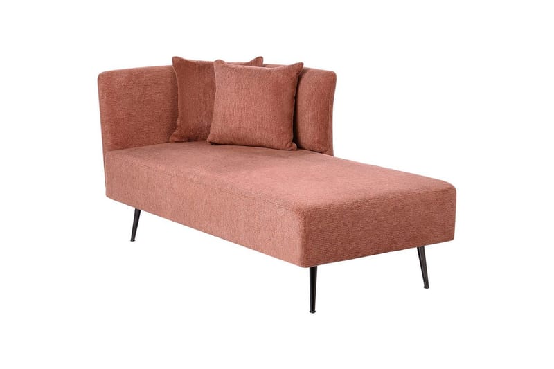 Schäslong Riom Röd, Svart, Vänstervänd - Röd - Möbler - Vardagsrum - Soffor - Modulsoffor - Hörnmodul