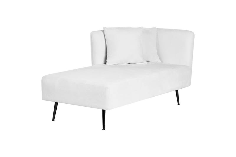 Schäslong Riom Vit, Svart, Högervänd - Vit, Svart, Högervänd - Möbler - Vardagsrum - Soffor - Modulsoffor - Hörnmodul