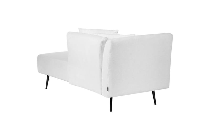 Schäslong Riom Vit, Svart, Vänstervänd - Vit, Svart, Vänstervänd - Möbler - Vardagsrum - Soffor - Modulsoffor - Hörnmodul