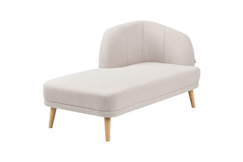 Schäslong Tanlay Beige, ljust trä, Högervänd - Beige, ljust trä, Högervänd - Möbler - Vardagsrum - Soffor - Modulsoffor - Hörnmodul