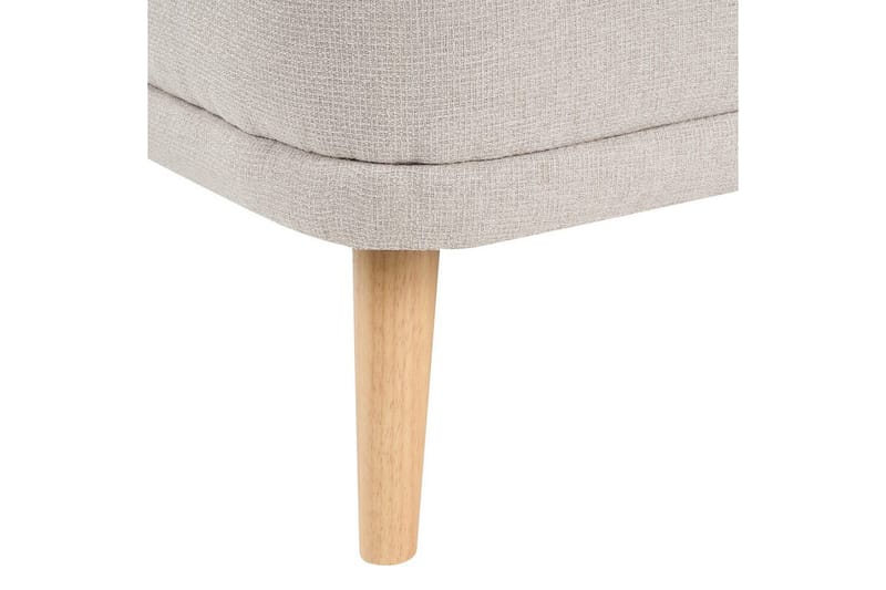 Schäslong Tanlay Beige, ljust trä, Högervänd - Beige, ljust trä, Högervänd - Möbler - Vardagsrum - Soffor - Modulsoffor - Hörnmodul
