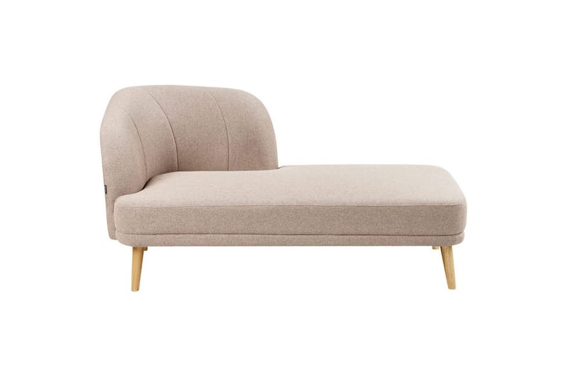 Schäslong Tanlay Brunt, ljust trä, Vänstervänd, Brunt, ljust trä, Vänstervänd