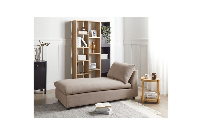 Schäslong Vizille Beige - Beige - Möbler - Vardagsrum - Soffor - Modulsoffor - Hörnmodul