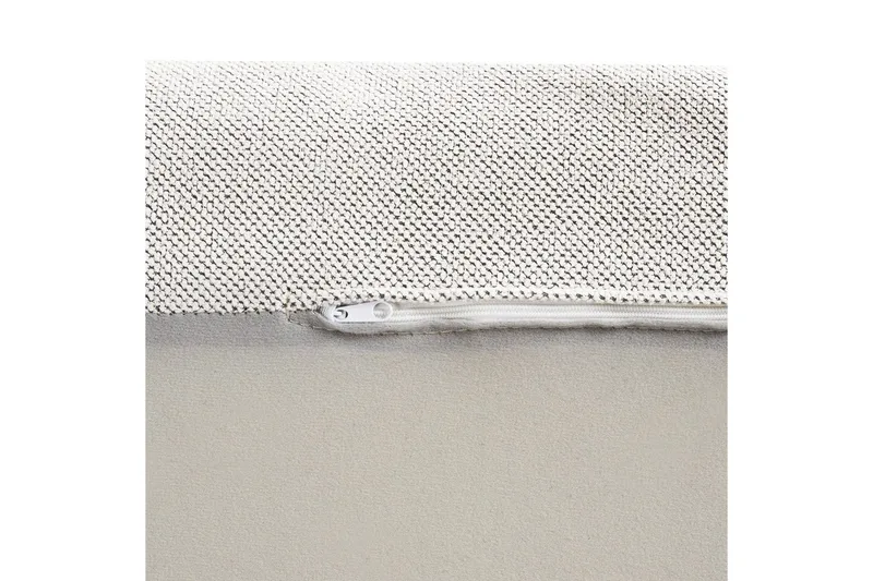 Schäslong Vizille Vit, Svart - Vit - Möbler - Vardagsrum - Soffor - Modulsoffor - Hörnmodul