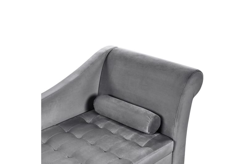 Schäslong Pessac Ljusgrå, svart, Högervänd - Ljusgrå, svart, Högervänd - Möbler - Vardagsrum - Soffor - Modulsoffor - Hörnmodul