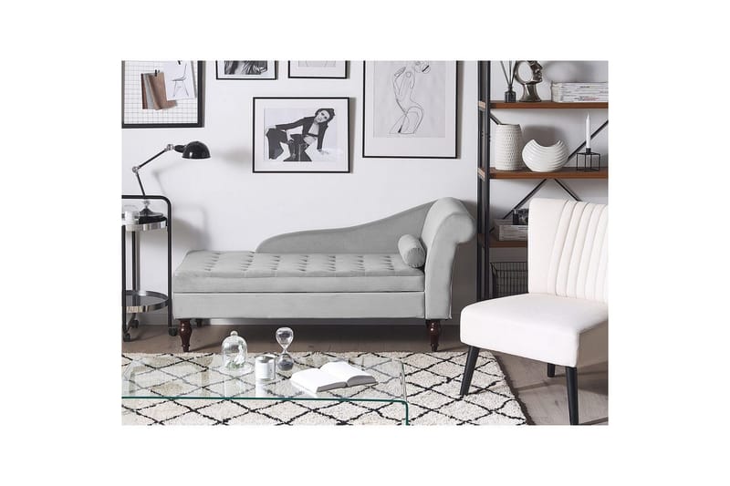 Schäslong Pessac Grå, Högervänd - Grå, Högervänd - Möbler - Vardagsrum - Soffor - Modulsoffor - Hörnmodul