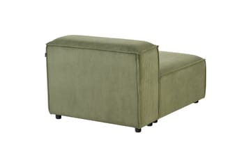 Sittsektion Ardal Grön, Svart, Manchestertyg - Grön - Möbler - Vardagsrum - Soffor - Modulsoffor - Mittmodul