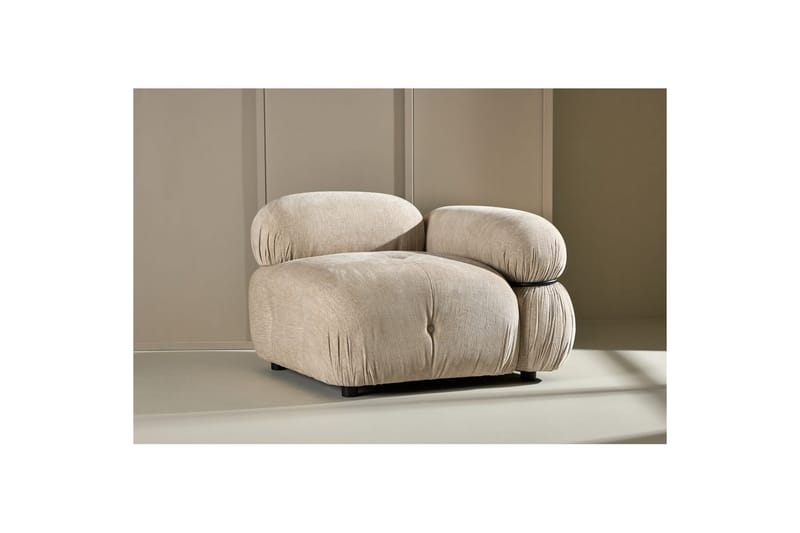 Soffmodul Hörnmodul Vänster Mika - Beige - Möbler - Vardagsrum - Soffor - Modulsoffor - Mittmodul