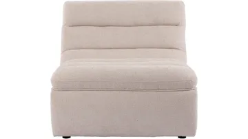 Valdoro Mittmodul i tyg 87 cm - Beige - Möbler - Vardagsrum - Soffor - Modulsoffor - Mittmodul