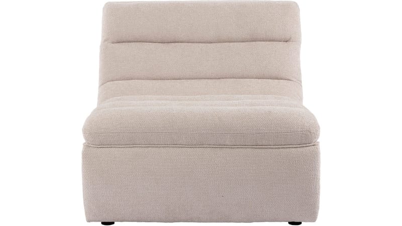 Valdoro Mittmodul i tyg 87 cm - Beige - Möbler - Vardagsrum - Soffor - Modulsoffor - Mittmodul