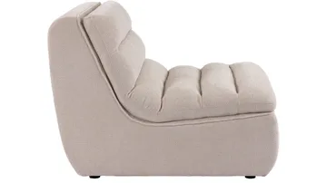 Valdoro Mittmodul i tyg 87 cm - Beige - Möbler - Vardagsrum - Soffor - Modulsoffor - Mittmodul