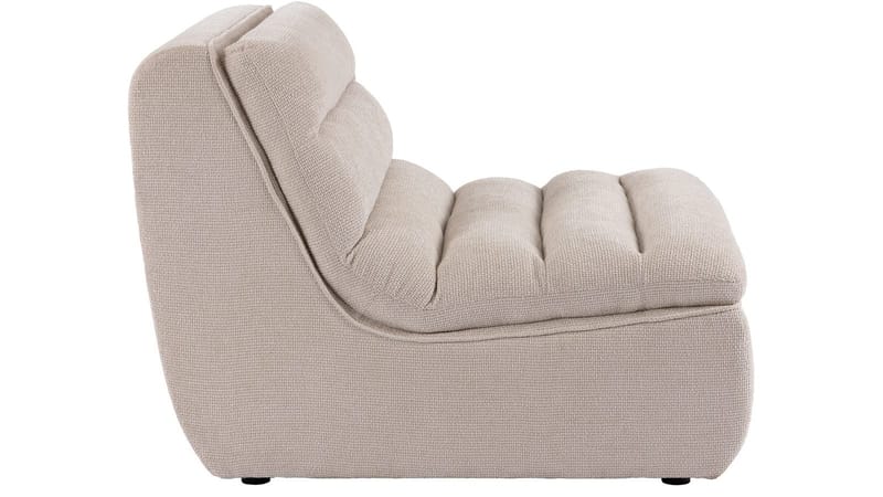 Valdoro Mittmodul i tyg 87 cm - Beige - Möbler - Vardagsrum - Soffor - Modulsoffor - Mittmodul