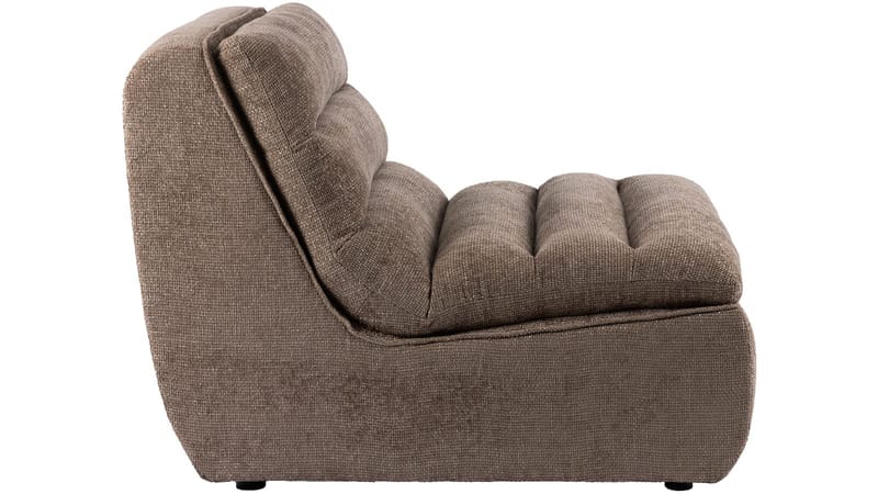 Valdoro Mittmodul i tyg 87 cm - Mink - Möbler - Vardagsrum - Soffor - Modulsoffor - Mittmodul