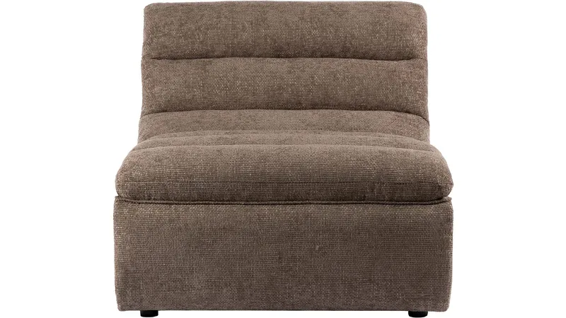 Valdoro Mittmodul i tyg 87 cm - Mink - Möbler - Vardagsrum - Soffor - Modulsoffor - Mittmodul