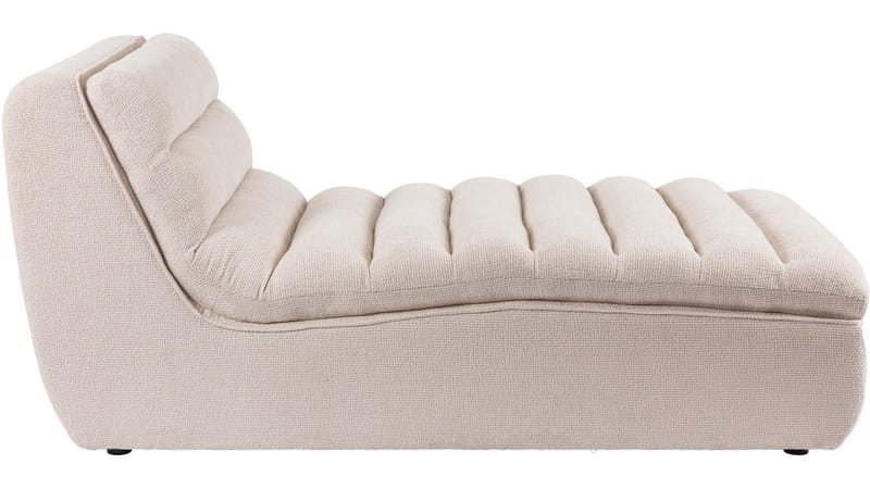 Valdoro Schäslong i tyg 168 cm - Beige - Möbler - Vardagsrum - Soffor - Modulsoffor - Hörnmodul