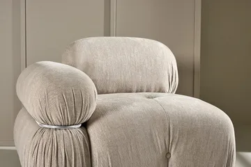 Vänstermodul Mika 95 cm - Beige - Möbler - Vardagsrum - Soffor - Modulsoffor - Hörnmodul