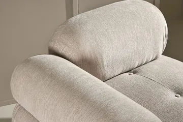 Vänstermodul Mika 95 cm - Beige - Möbler - Vardagsrum - Soffor - Modulsoffor - Hörnmodul