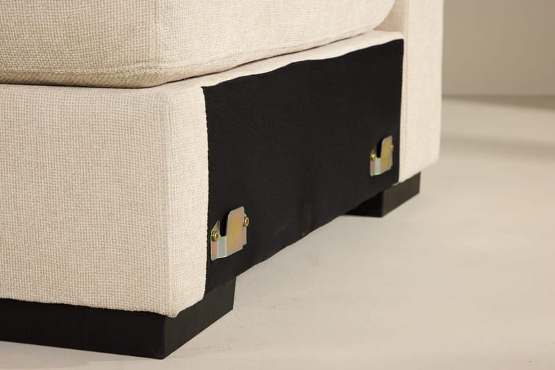 Vänstermodul Salerno i Tyg - Beige - Möbler - Vardagsrum - Soffor - Modulsoffor - Hörnmodul
