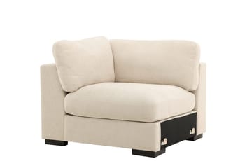 Vänstermodul Salerno i Tyg - Beige - Möbler - Vardagsrum - Soffor - Modulsoffor - Hörnmodul